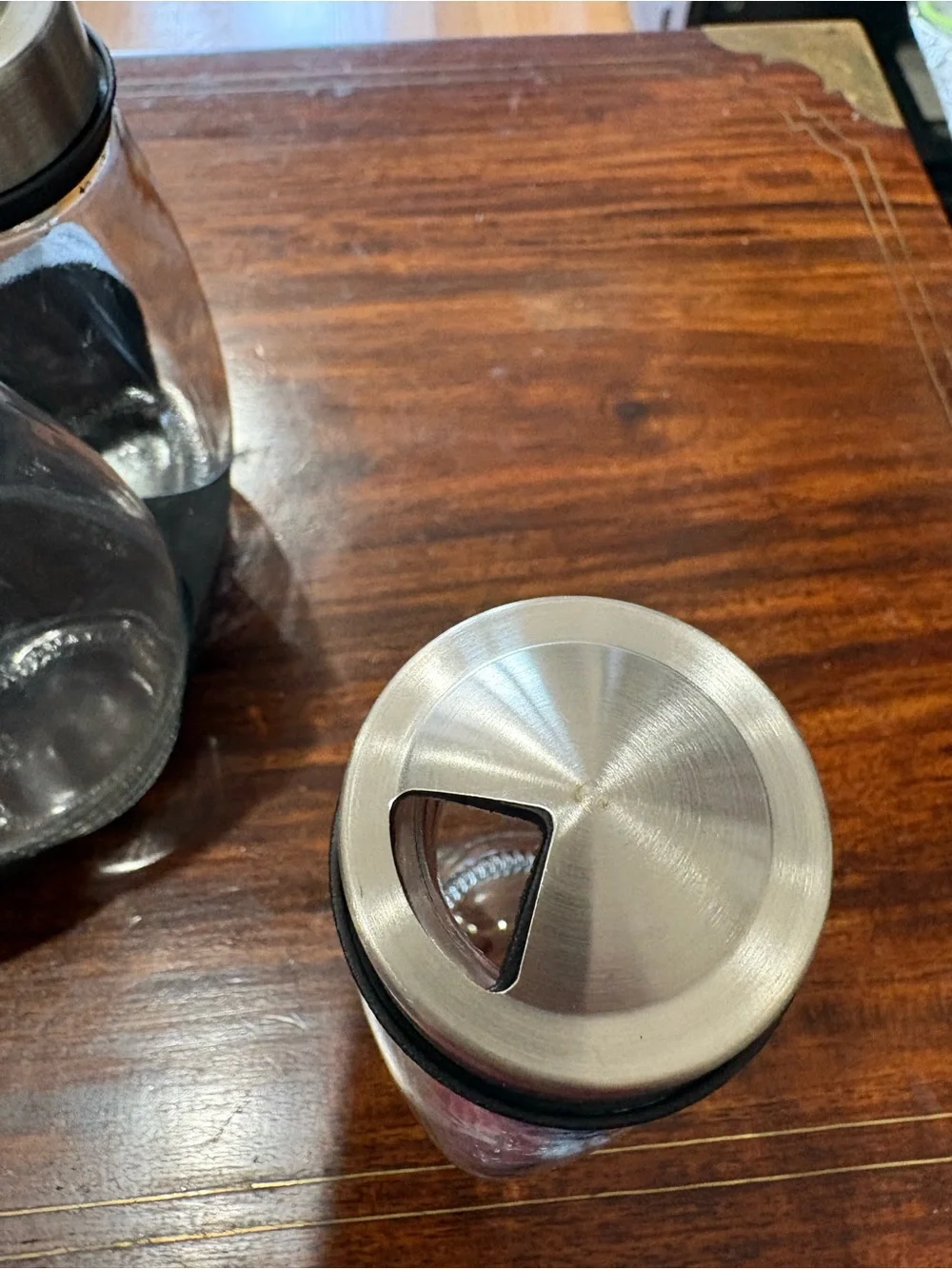 Stainless Steel Rotating Spice Rack Set - Silver